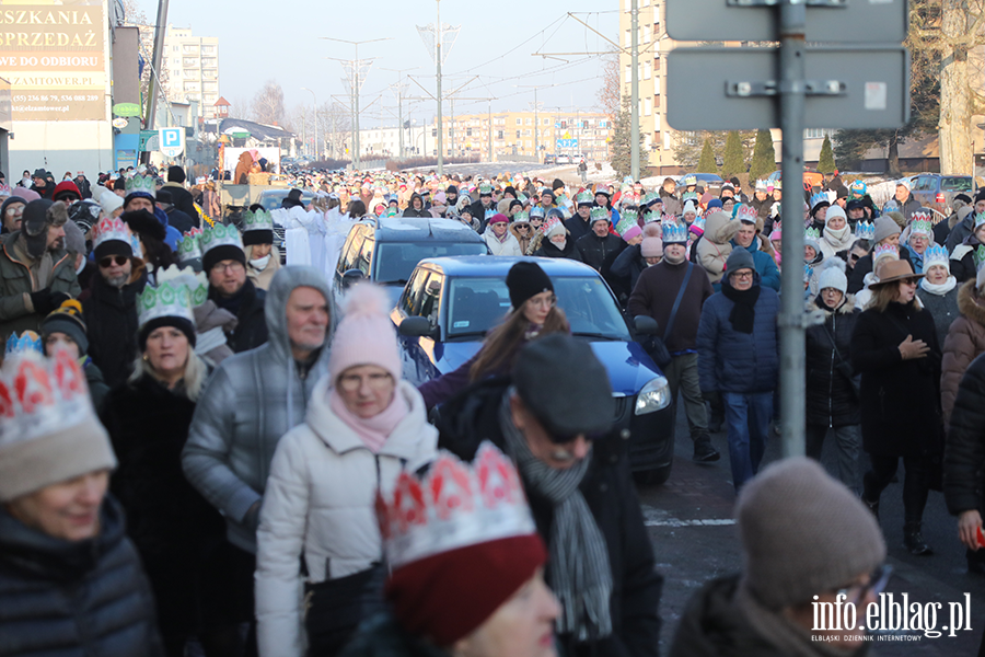 Orszak Trzech Kr�li przeszed� ulicami Elbl�ga, fot. 48