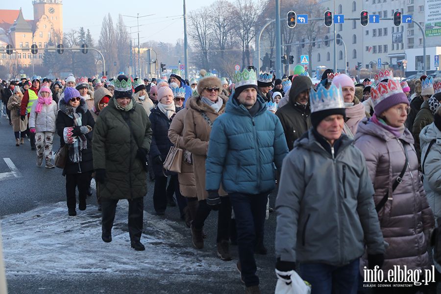 Orszak Trzech Kr�li przeszed� ulicami Elbl�ga, fot. 49