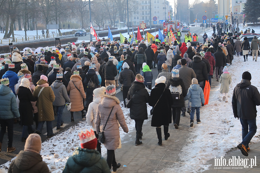 Orszak Trzech Kr�li przeszed� ulicami Elbl�ga, fot. 52