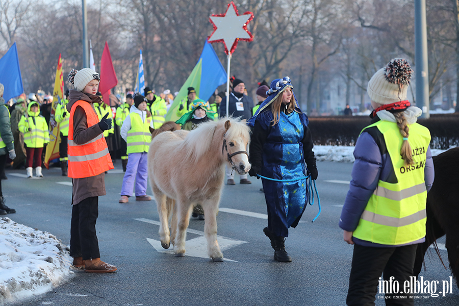 Orszak Trzech Kr�li przeszed� ulicami Elbl�ga, fot. 65