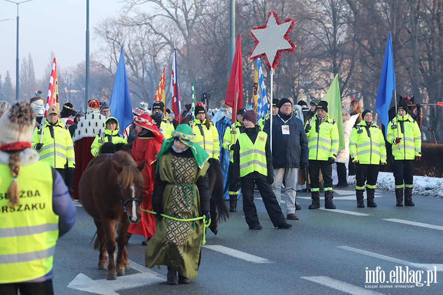 Orszak Trzech Kr�li przeszed� ulicami Elbl�ga, fot. 66
