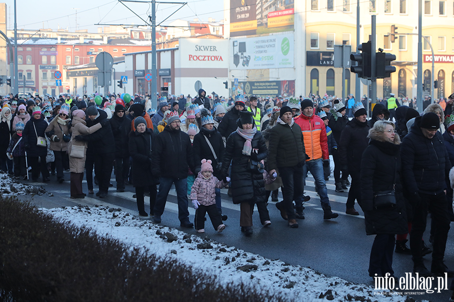Orszak Trzech Kr�li przeszed� ulicami Elbl�ga, fot. 74
