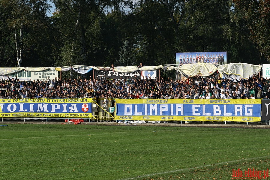 Mecz 11 kolejki II ligi: Olimpia Elbląg - OKS 1945 Olsztyn 1-1, fot. 7