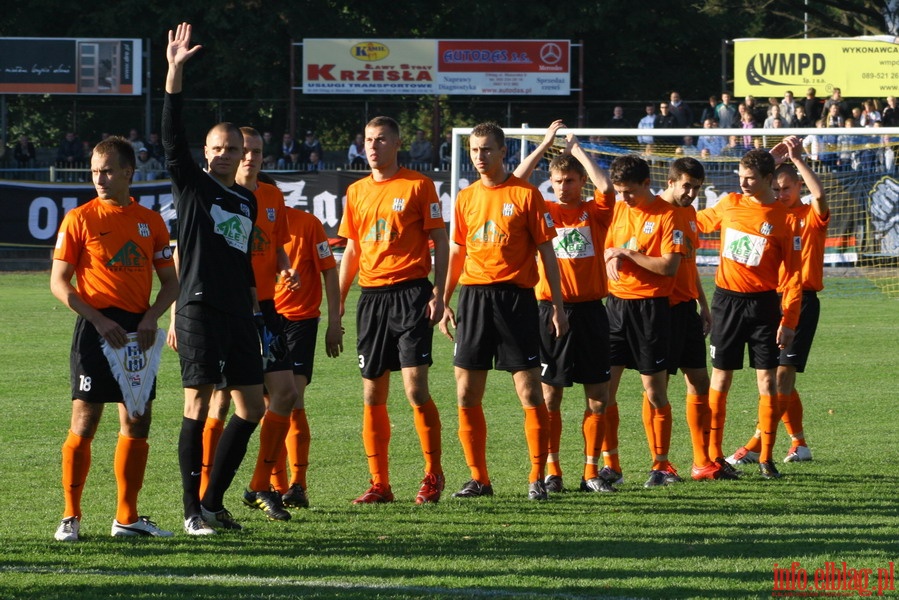 Mecz 11 kolejki II ligi: Olimpia Elblg - OKS 1945 Olsztyn 1-1, fot. 12