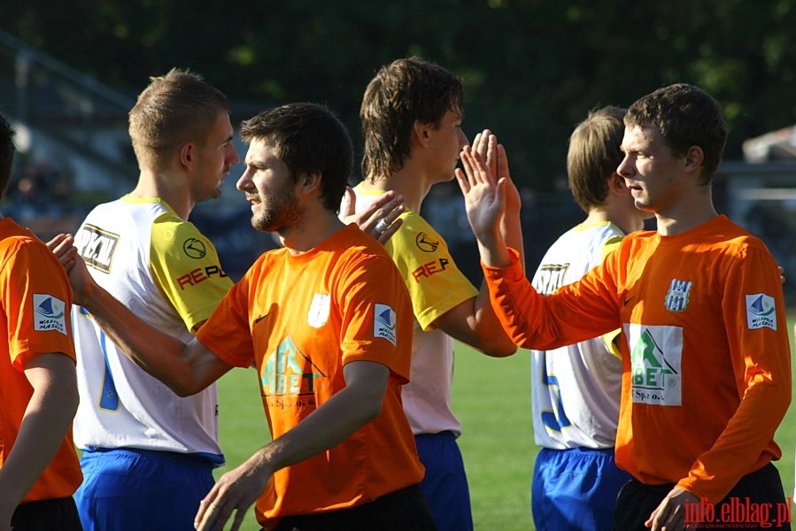 Mecz 11 kolejki II ligi: Olimpia Elblg - OKS 1945 Olsztyn 1-1, fot. 13