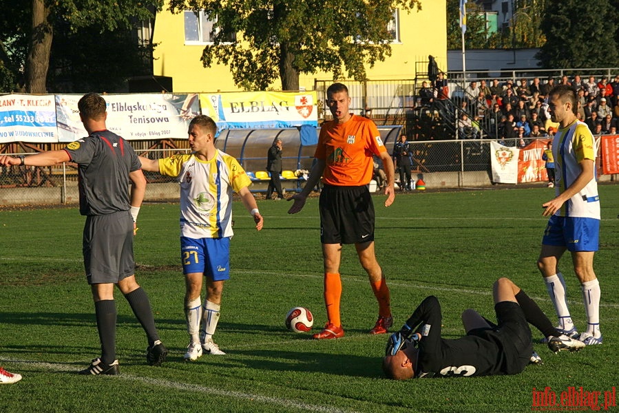 Mecz 11 kolejki II ligi: Olimpia Elblg - OKS 1945 Olsztyn 1-1, fot. 31