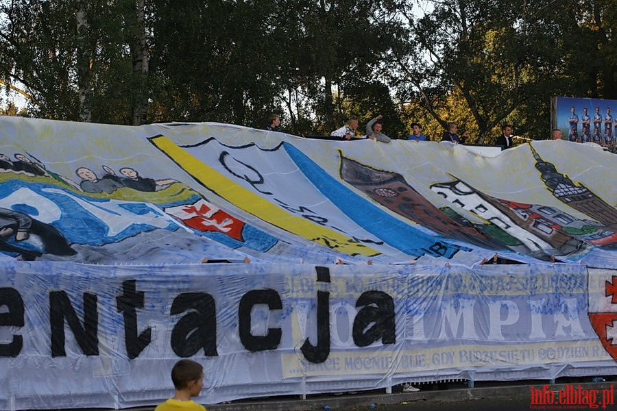 Mecz 11 kolejki II ligi: Olimpia Elblg - OKS 1945 Olsztyn 1-1, fot. 34