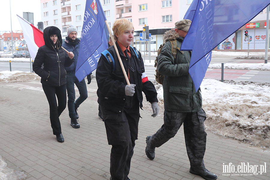 Marsz Stop inwazji imigrant�w przeszed� ulicami Elbl�ga, fot. 19