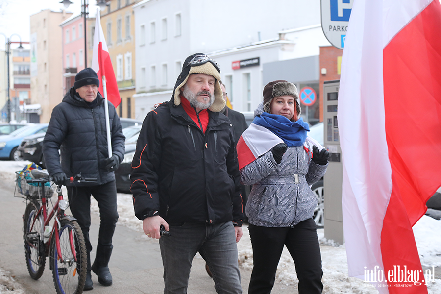 Marsz Stop inwazji imigrant�w przeszed� ulicami Elbl�ga, fot. 26