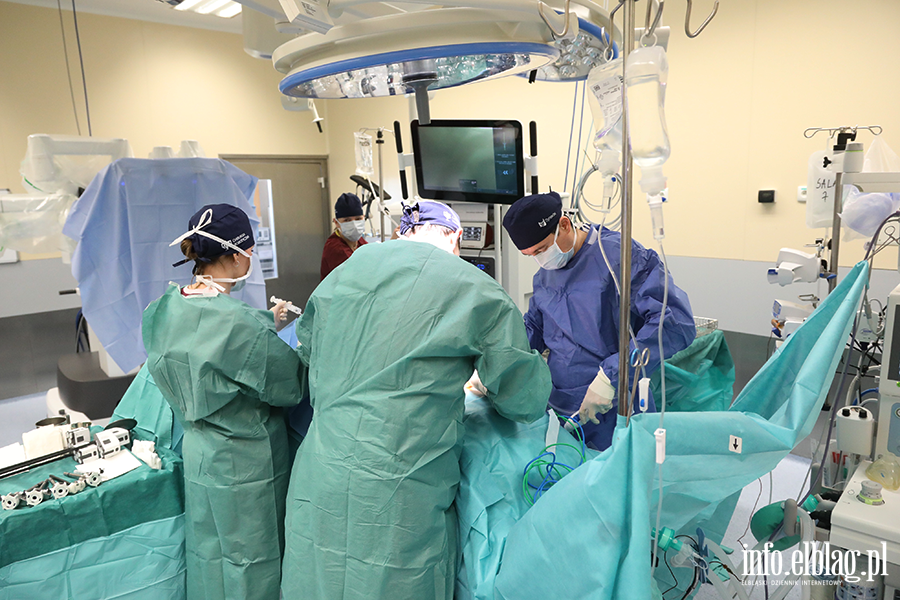 Zabieg z zakresu urologii, z wykorzystaniem robota, fot. 5