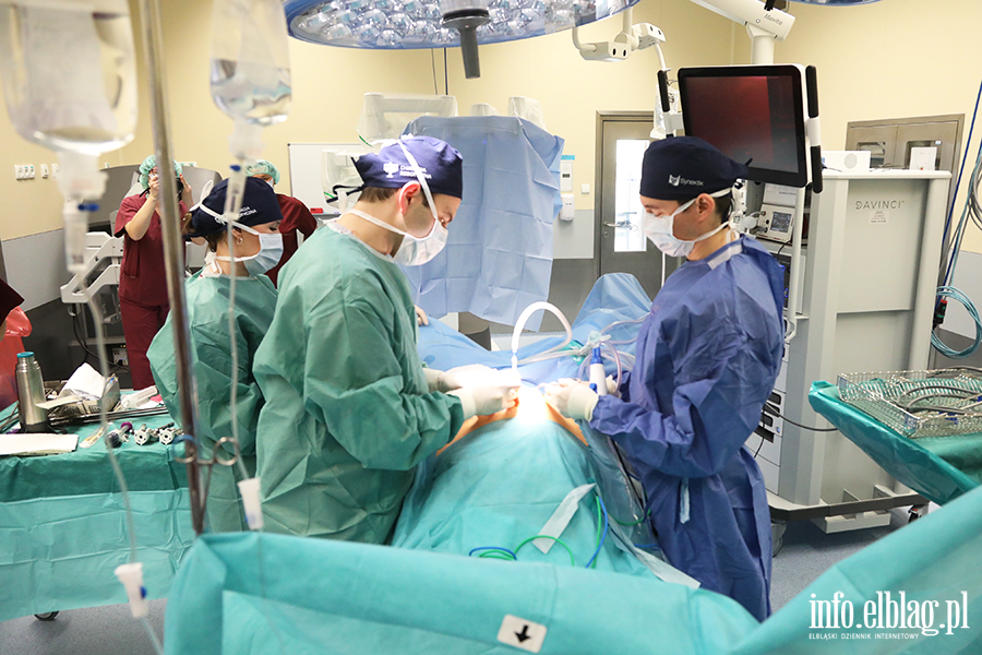 Zabieg z zakresu urologii, z wykorzystaniem robota, fot. 6