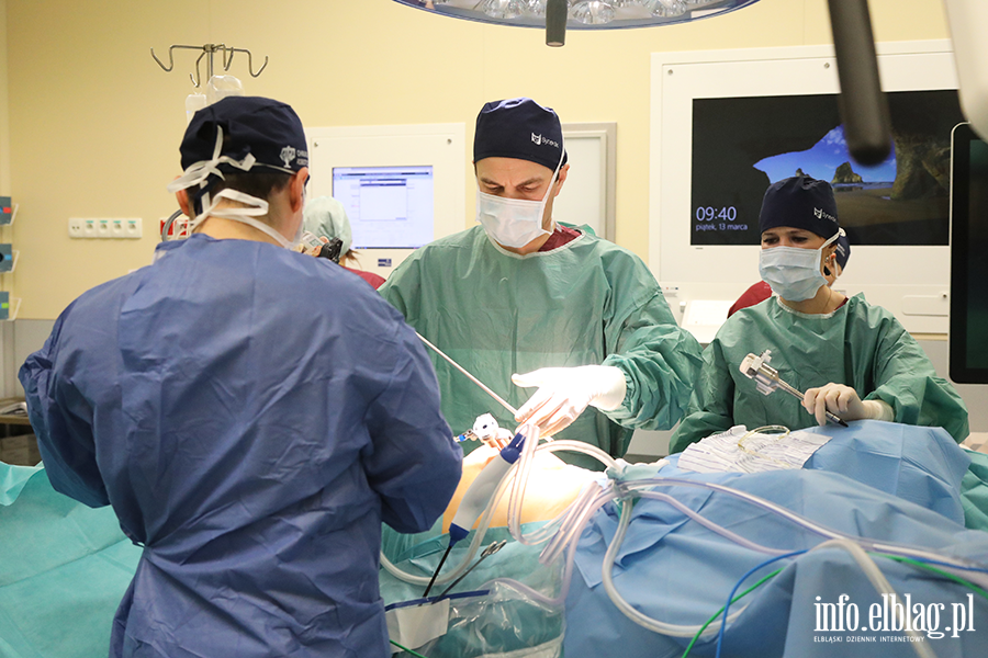 Zabieg z zakresu urologii, z wykorzystaniem robota, fot. 8