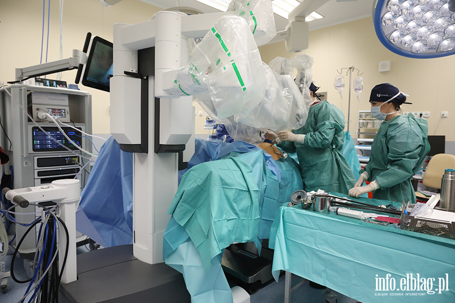 Zabieg z zakresu urologii, z wykorzystaniem robota, fot. 18