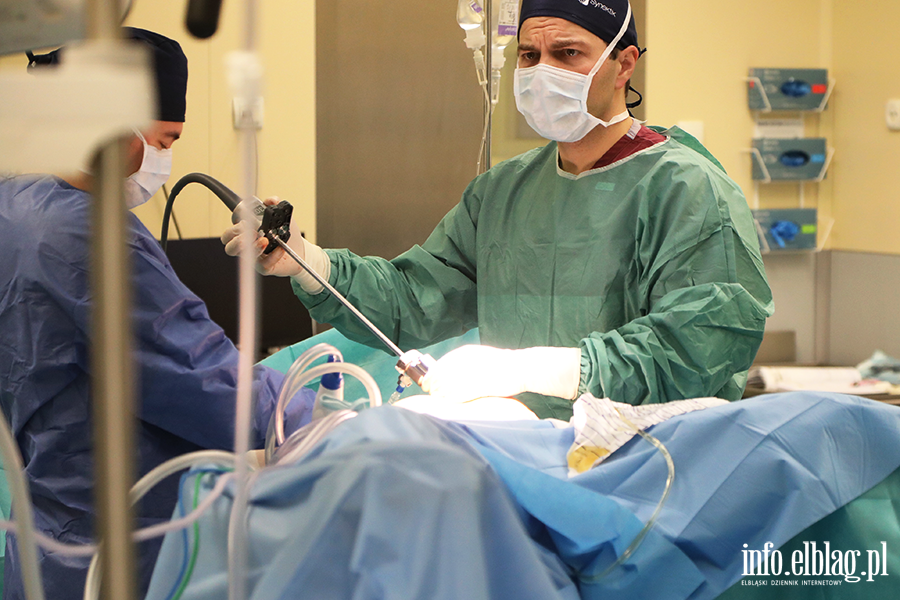 Zabieg z zakresu urologii, z wykorzystaniem robota, fot. 29