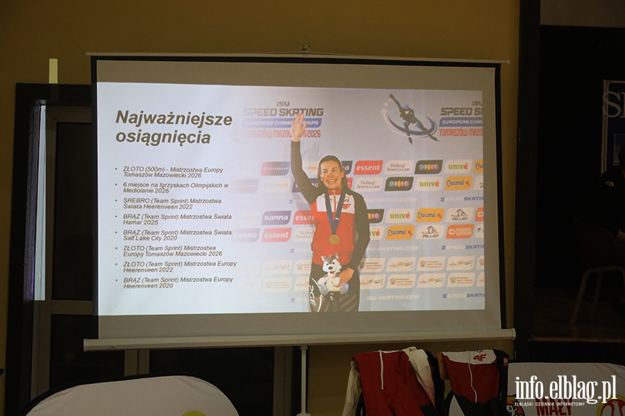 Spotkanie z uczestnikami Igrzysk Olimpijskich w Mediolanie w �y�wiarstwie szybkim i Short Tracku, fot. 22