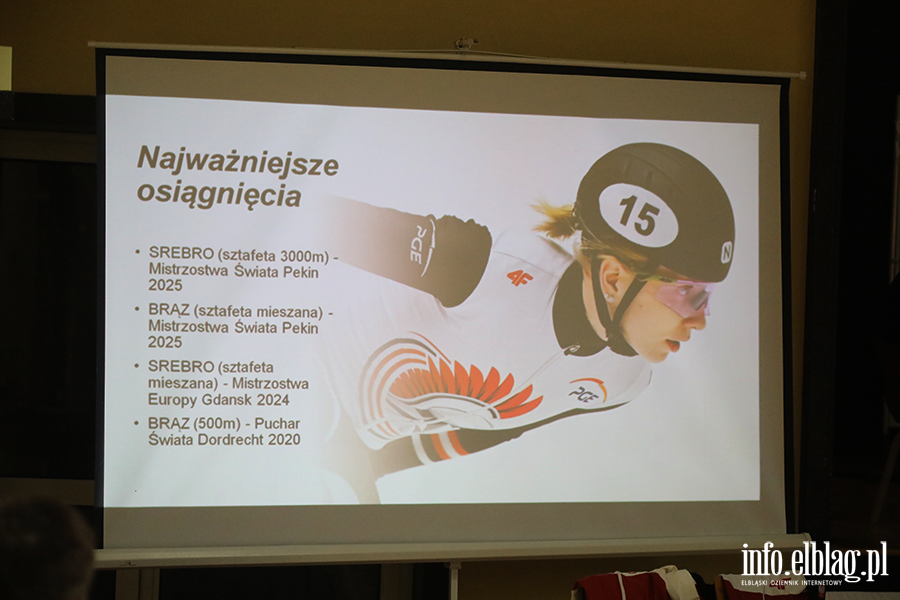 Spotkanie z uczestnikami Igrzysk Olimpijskich w Mediolanie w �y�wiarstwie szybkim i Short Tracku, fot. 23