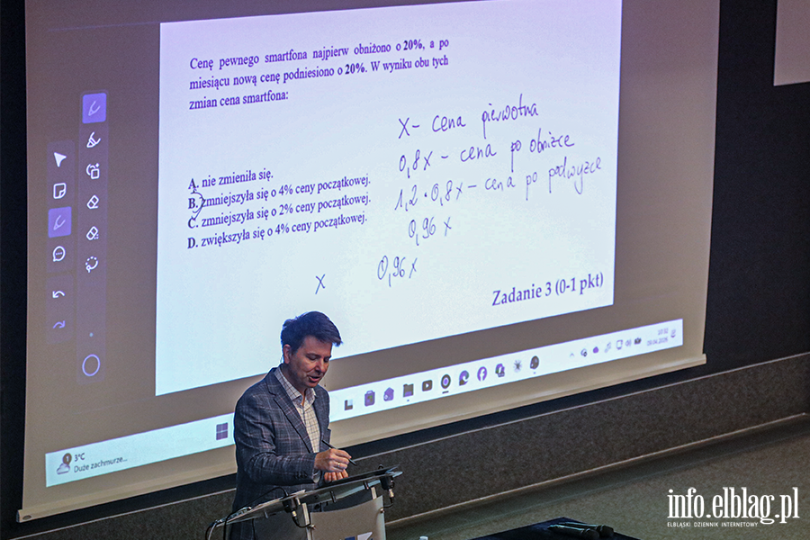 Powt�rka maturalna z matematyki, fot. 15