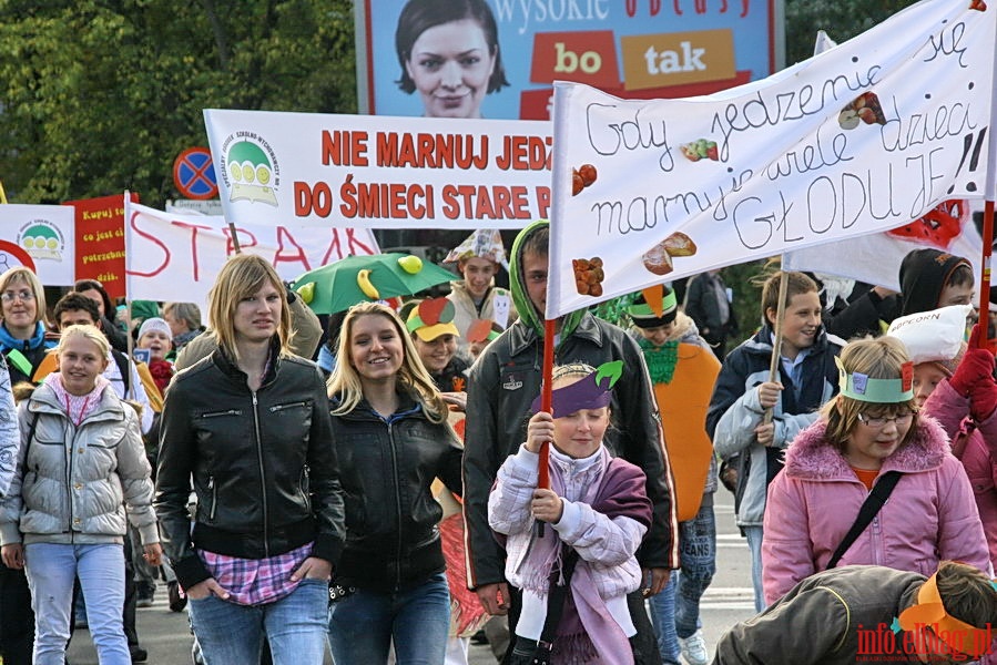 Strajk ywnoci w Elblgu - przemarsz ulicami miasta, fot. 5