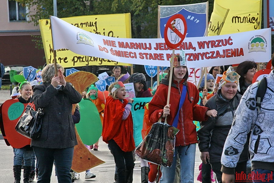 Strajk ywnoci w Elblgu - przemarsz ulicami miasta, fot. 6