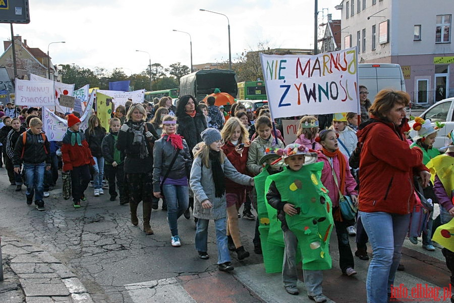 Strajk ywnoci w Elblgu - przemarsz ulicami miasta, fot. 14