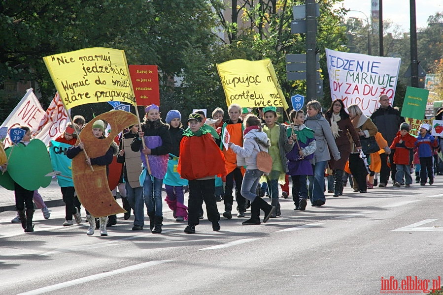 Strajk ywnoci w Elblgu - przemarsz ulicami miasta, fot. 17