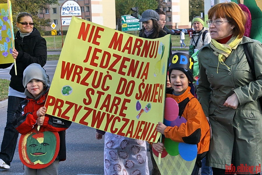 Strajk ywnoci w Elblgu - przemarsz ulicami miasta, fot. 21