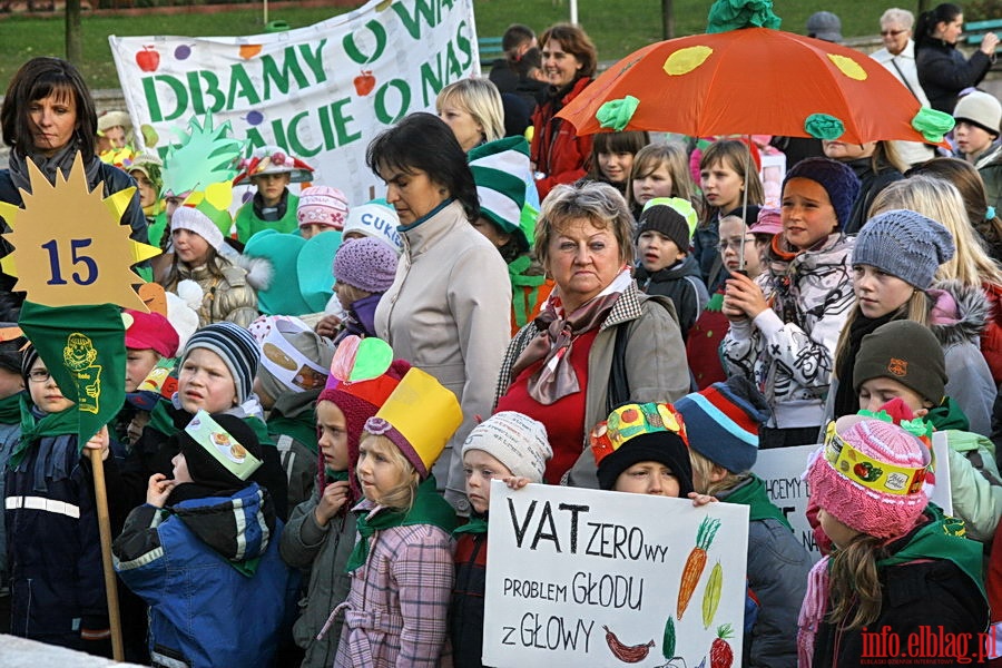 Strajk ywnoci w Elblgu - przemarsz ulicami miasta, fot. 25