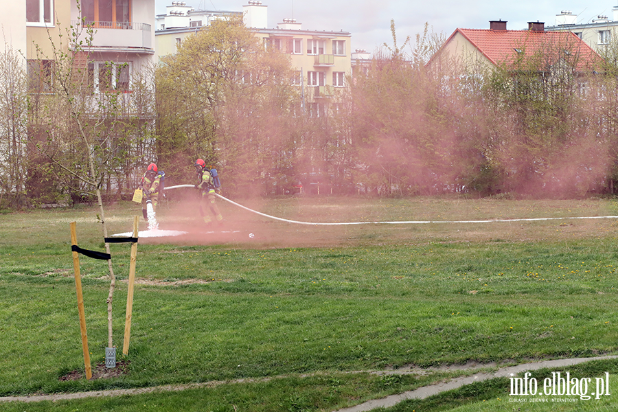 �wiczenia z zakresu ochrony ludno�ci i obrony cywilnej z udzia�em rzeczywistych si� i �rodk�w, fot. 17