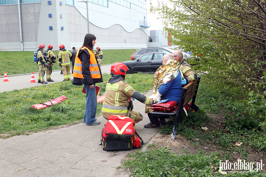 �wiczenia z zakresu ochrony ludno�ci i obrony cywilnej z udzia�em rzeczywistych si� i �rodk�w, fot. 42