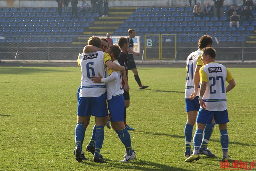 Mecz 13 kolejki II ligi: Olimpia Elblg - Resovia Rzeszw 2-1, fot. 1