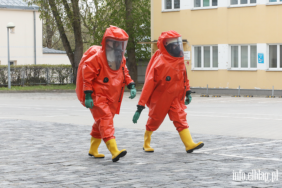 �wiczenia z zakresu ochrony ludno�ci i obrony cywilnej z udzia�em rzeczywistych si� i �rodk�w, fot. 61