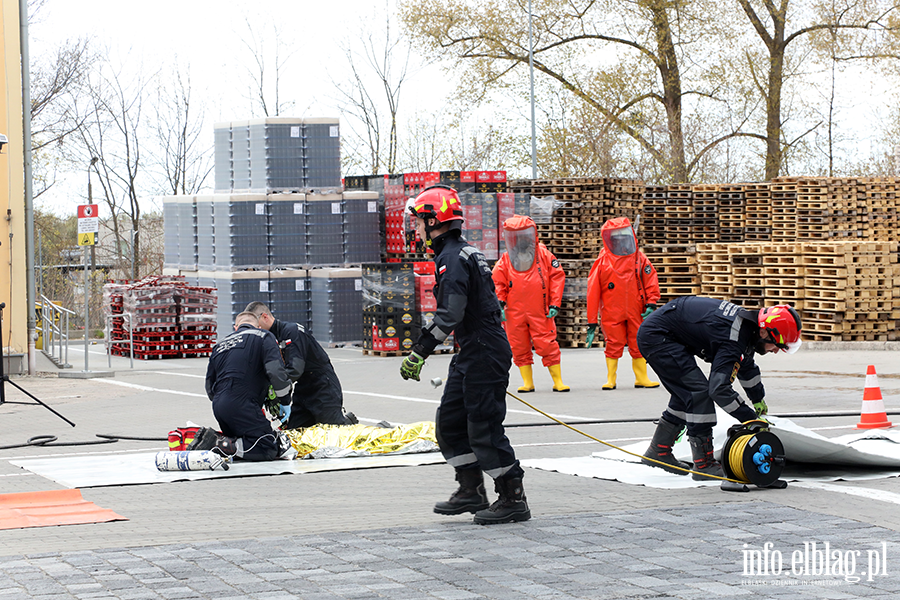 �wiczenia z zakresu ochrony ludno�ci i obrony cywilnej z udzia�em rzeczywistych si� i �rodk�w, fot. 80