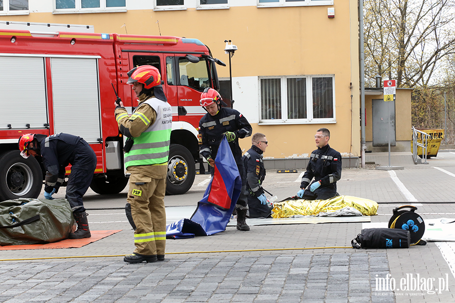 �wiczenia z zakresu ochrony ludno�ci i obrony cywilnej z udzia�em rzeczywistych si� i �rodk�w, fot. 83