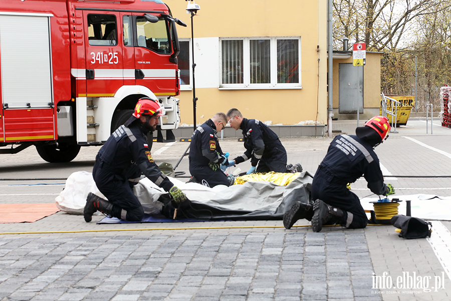 �wiczenia z zakresu ochrony ludno�ci i obrony cywilnej z udzia�em rzeczywistych si� i �rodk�w, fot. 84