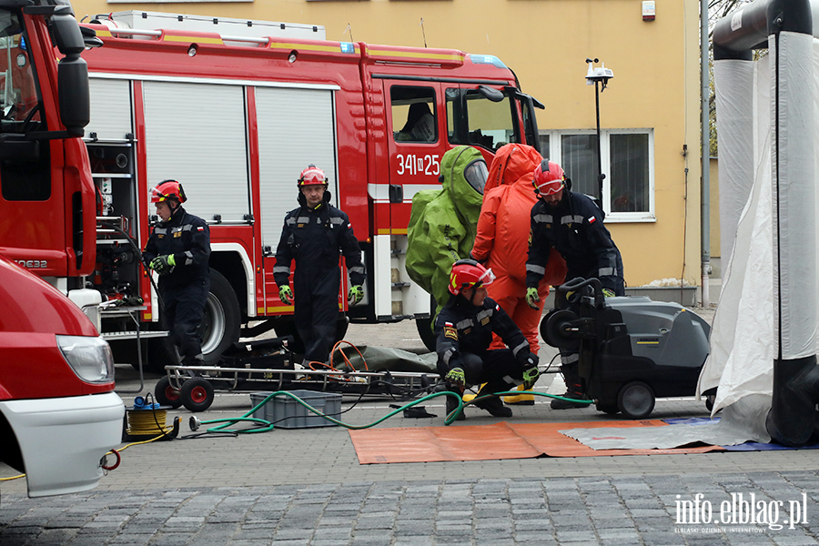 �wiczenia z zakresu ochrony ludno�ci i obrony cywilnej z udzia�em rzeczywistych si� i �rodk�w, fot. 91