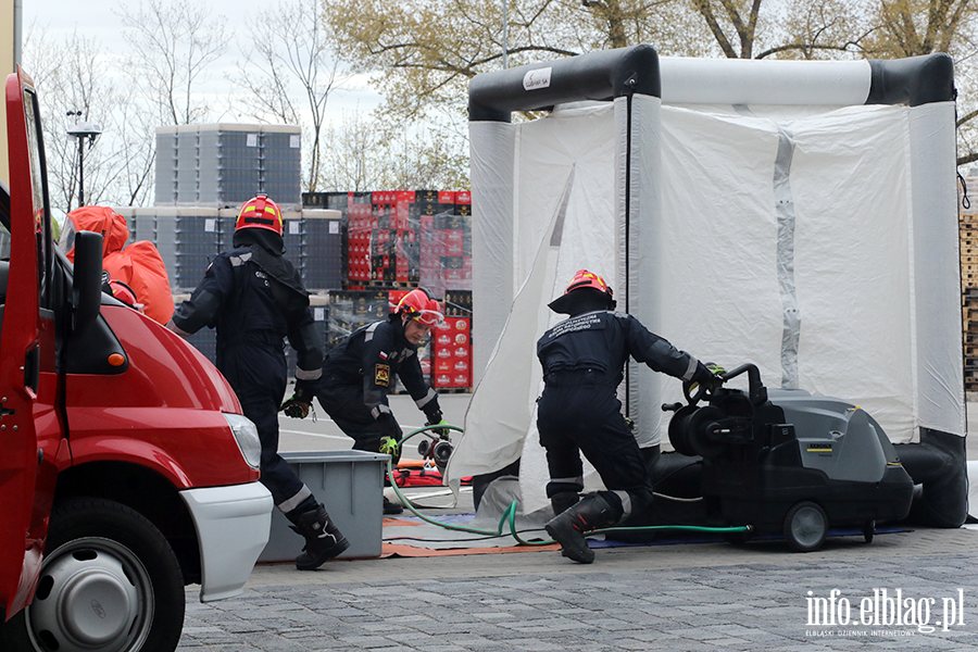 �wiczenia z zakresu ochrony ludno�ci i obrony cywilnej z udzia�em rzeczywistych si� i �rodk�w, fot. 92