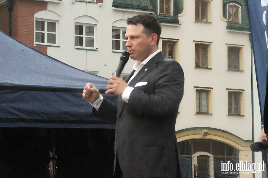 S�awomir Mentzen i Marcin Mo�d�onek przyjechali do Elbl�ga, fot. 8