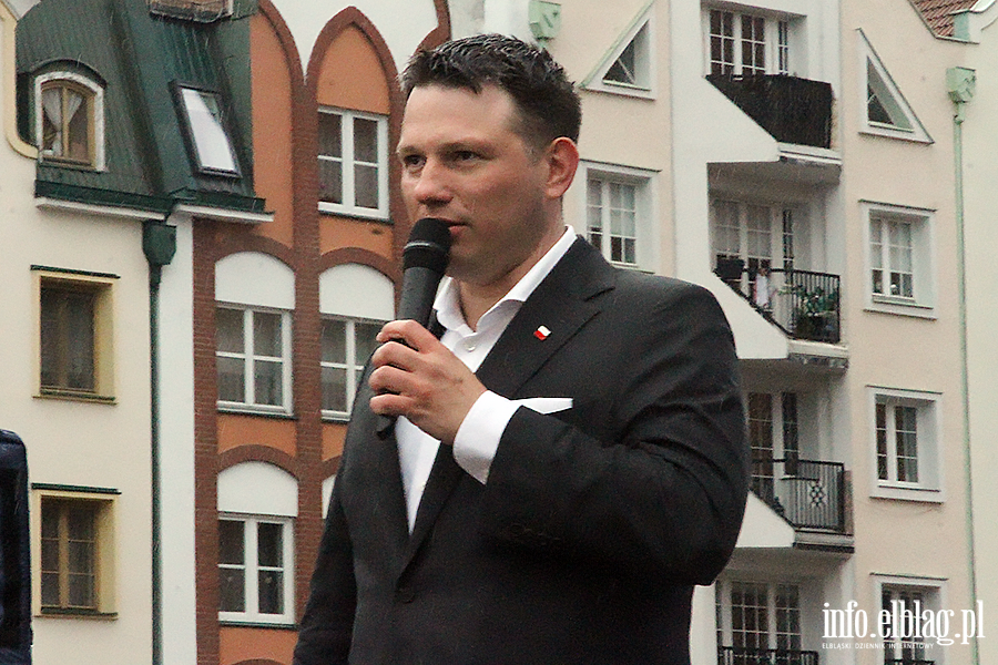 S�awomir Mentzen i Marcin Mo�d�onek przyjechali do Elbl�ga, fot. 23
