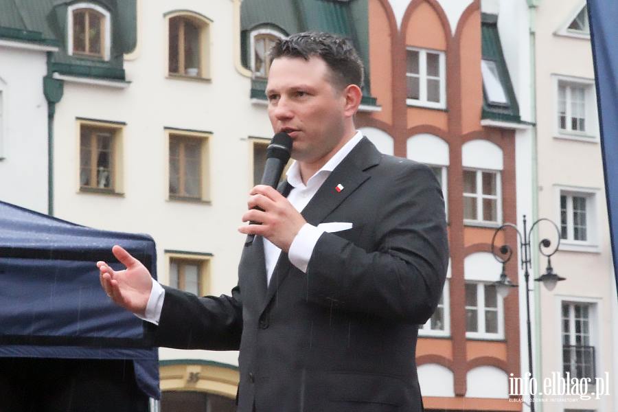 S�awomir Mentzen i Marcin Mo�d�onek przyjechali do Elbl�ga, fot. 25