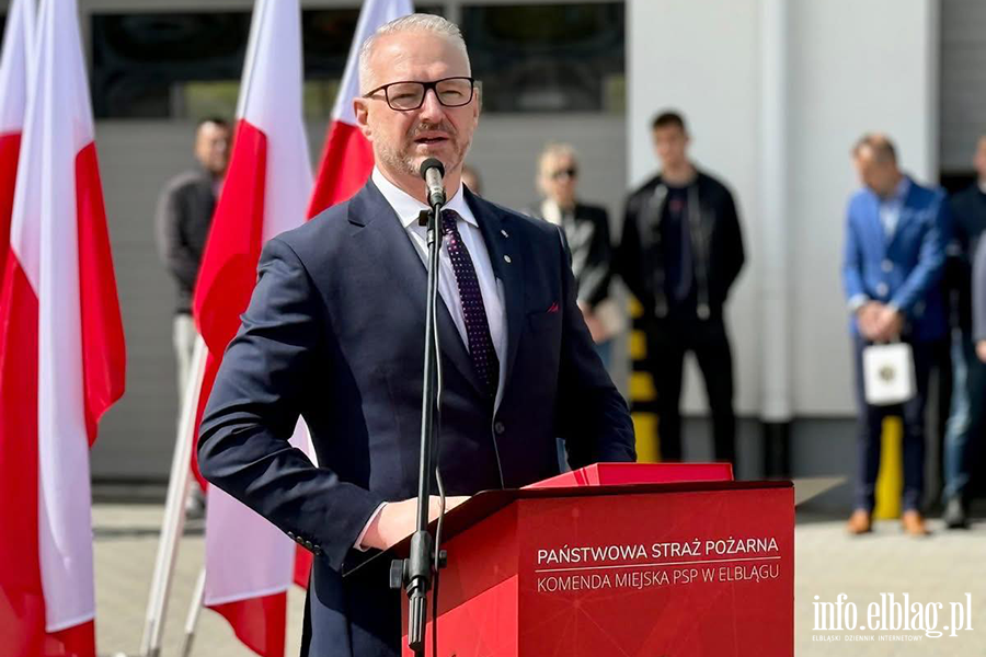 Dzie� Stra�aka w Elbl�gu i otwarcie nowoczesnej hali magazynowej, fot. 9