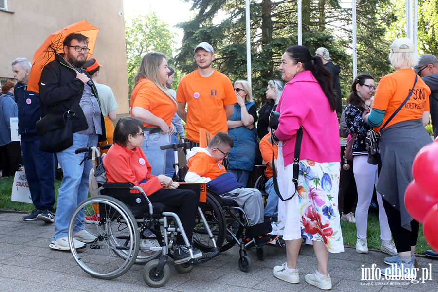 Ulicami Elbl�ga przeszed� kolorowy przemarsz, fot. 2