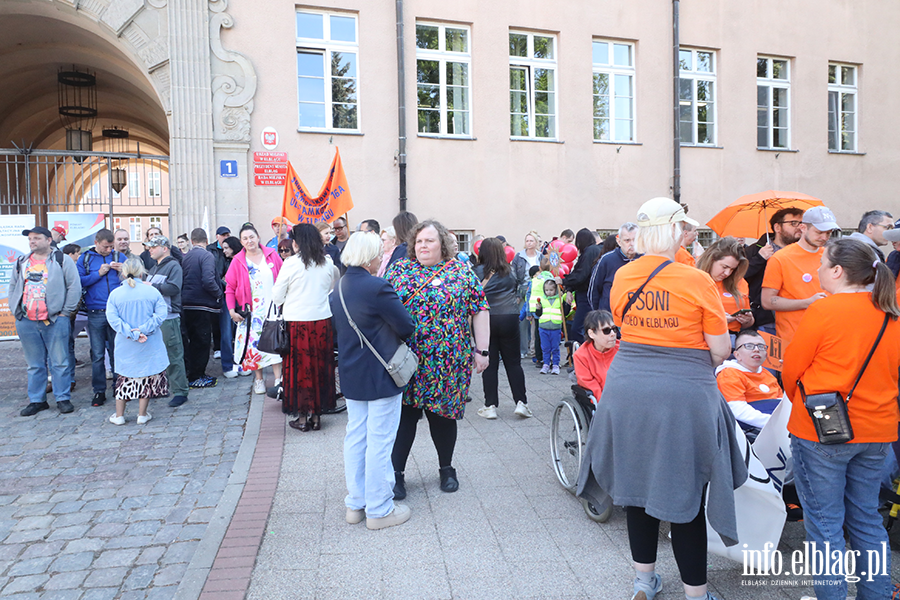 Ulicami Elbl�ga przeszed� kolorowy przemarsz, fot. 6
