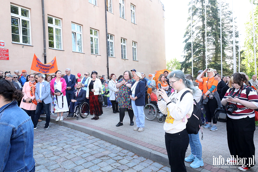 Ulicami Elbl�ga przeszed� kolorowy przemarsz, fot. 13