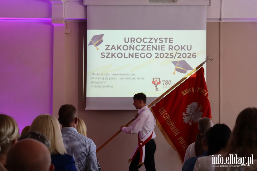 Uroczyste zako�czenie roku szkolnego 2025/2026 w Miasto Elbl�g, fot. 16