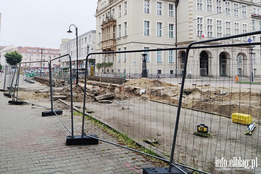 Przebudowa torowiska na 1 maja, fot. 2