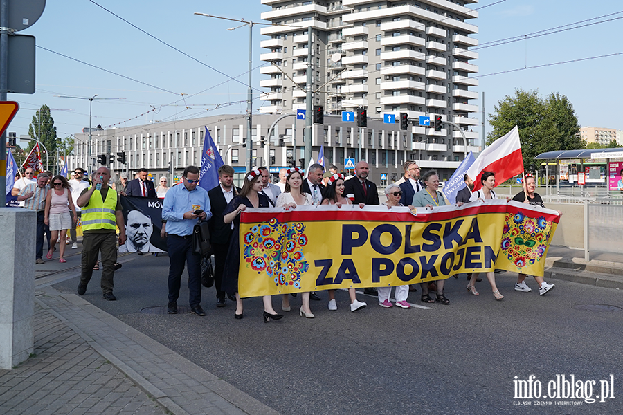 Grzegorz Braun i marsz Polska za Pokojem w Elbl�gu, fot. 18