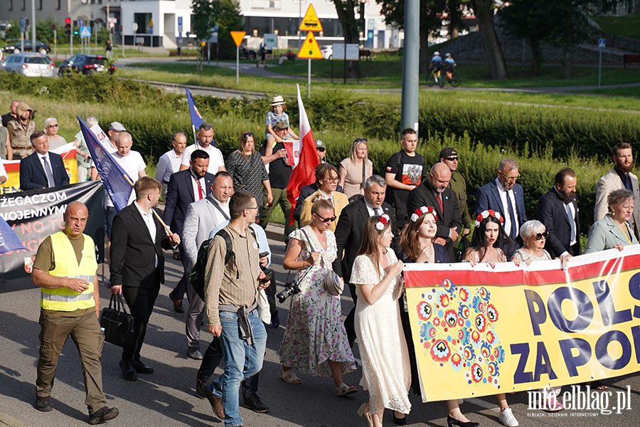 Grzegorz Braun i marsz Polska za Pokojem w Elbl�gu, fot. 29