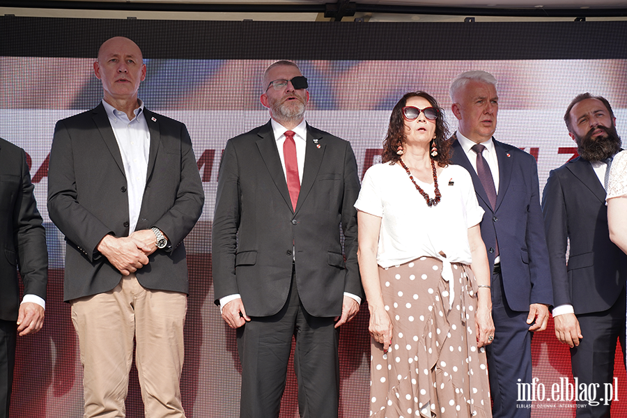 Grzegorz Braun i marsz Polska za Pokojem w Elbl�gu, fot. 63