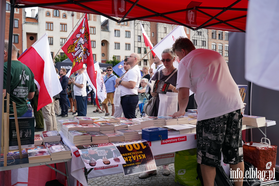 Grzegorz Braun i marsz Polska za Pokojem w Elbl�gu, fot. 87