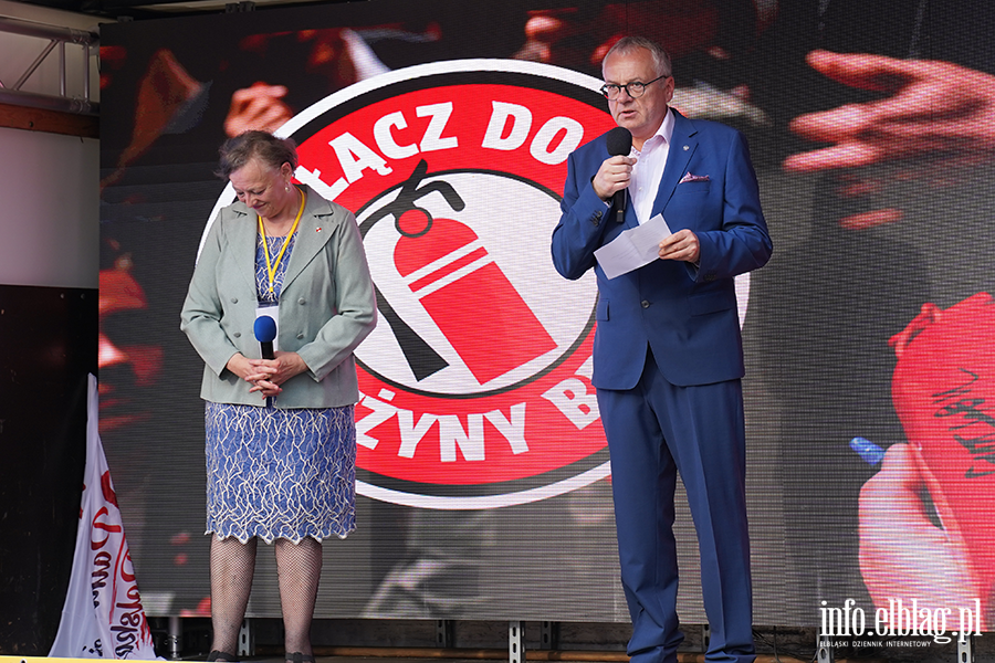 Grzegorz Braun i marsz Polska za Pokojem w Elbl�gu, fot. 89